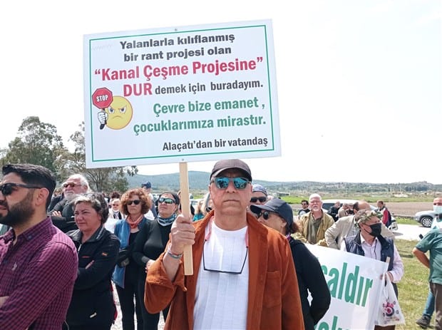Çeşme Projesi’ne karşı büyük buluşma: Bir karış toprak vermeyeceğiz