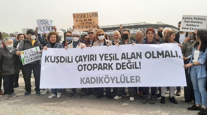Kadıköylülerden AVM ve otopark tepkisi: Yaşam alanlarımızı gasp ettirmeyeceğiz