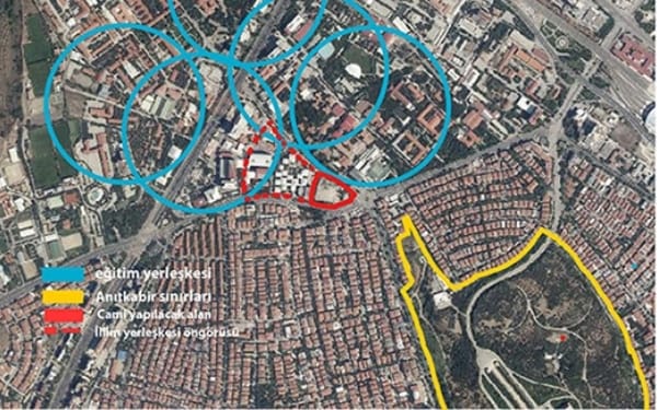 Beşevler’de yıkılan Otelcilik ve Turizm Meslek Lisesi’nin yerine cami yapılması  planı, iptal edildi
