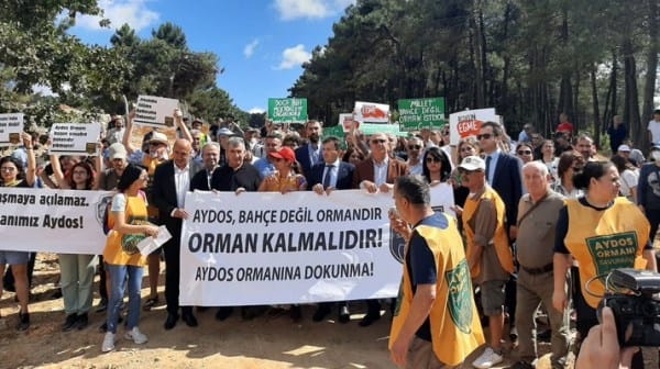 Yurttaşlar, Aydos Ormanı’nda bir araya geldi: Millet bahçesi değil muhafaza ormanı istiyoruz