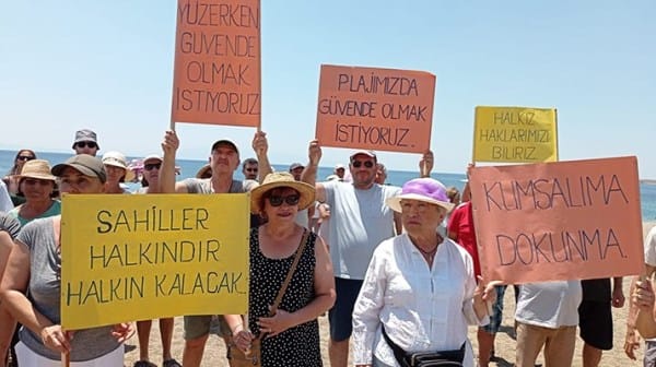 Halk kıyılar için mücadele ediyor
