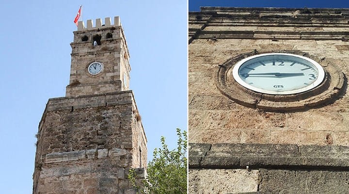 Antalya’daki Tarihi Saat Kulesi’nin saatini çalmışlar