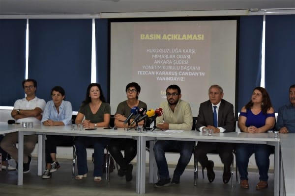 TMMOB, meslek örgütleri ve sendikalar: Candan’ın yanındayız, siyasi iktidarın hukuksuzluğuna ve zorbalığına asla boyun eğmeyeceğiz