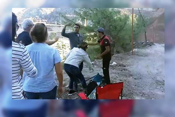 SİNPAŞ çalışanları piknik yapmak isteyen vatandaşlara saldırdı