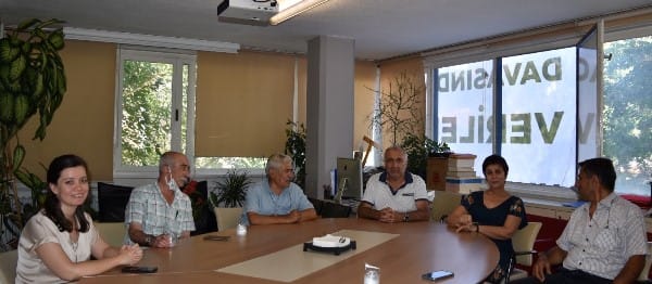 Dikmenli muhtarlardan mimarlara ziyaret
