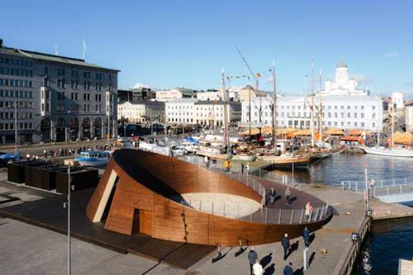 Helsinki’de ödüllü bir pavyon ikinci bienaline hizmet vermeye hazırlanıyor