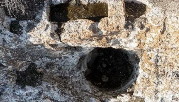 Van’da üzerinde “sunu alanı” bulunan 3 odalı Urartu mezarı tespit edildi