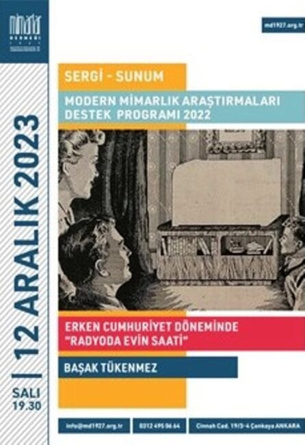 Sergi ve Sunum: “Erken Cumhuriyet Döneminde Radyoda Evin Saati”