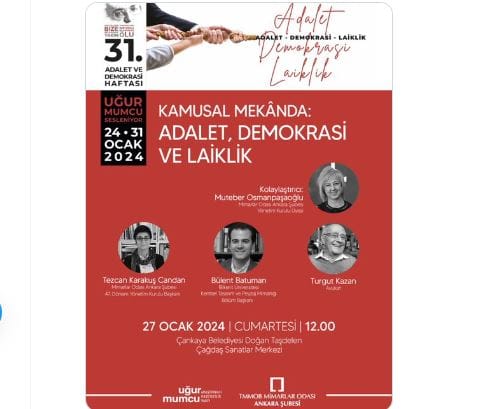 Kamusal Mekanda Adalet Demokrasi ve Laiklik