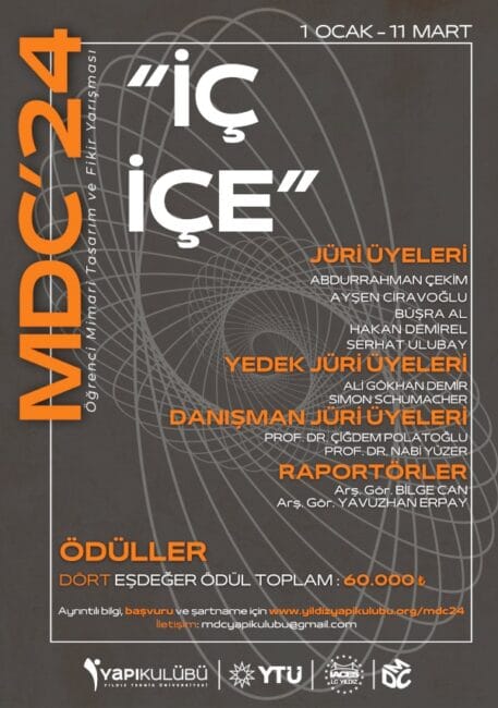 MDC’24: “İç İçe” Öğrenci Mimari Tasarım ve Fikir Yarışması