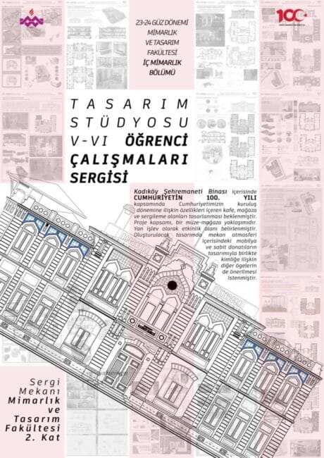 Cumhuriyet’in 100. Yılında Kadıköy Şehremaneti Binasının Düşündürdükleri: İç Mimarlık Öğrenci Çalışmaları Sergisi