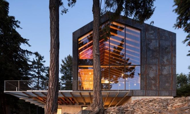 Shor Evi: Kurtarılmış kereste ve corten çelik…