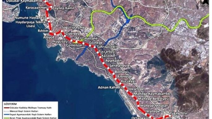 İBB’nin Üsküdar-Kadıköy-Maltepe Tranvayına onay…