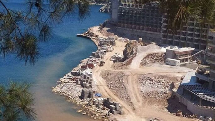 Kızılbük Koyu’nu talan eden Sinpaş’ın ruhsatları iptal edildi