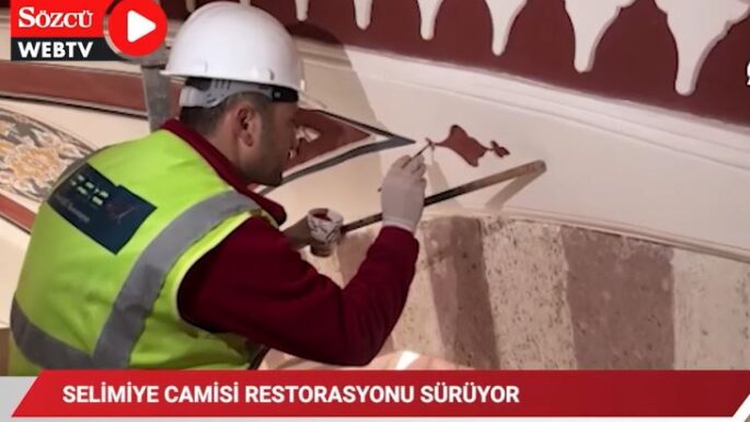 Selimiye Camisi’nin gizemli güzellikleri yeniden ortaya çıkıyor