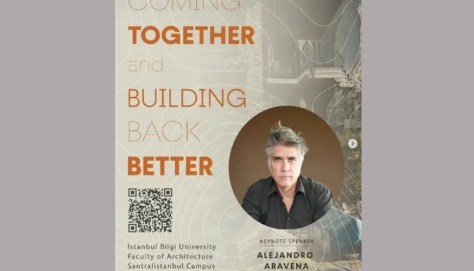 Alehandro Aravena Bilgi Üniveristesi’nde