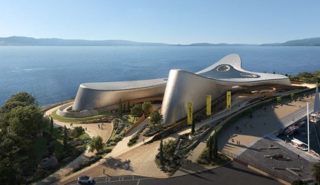 Zaha Hadid Architects, İtalya’da denizyıldızı benzeri bir kültür merkezi tasarladı