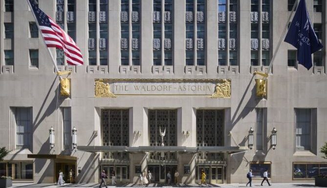Waldorf Astoria yeniden kullanım yoluyla dönüştürüyor…