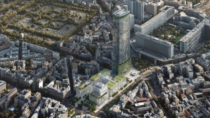 Renzo Piano Yapı Atölyesi, Montparnasse Ticaret Merkezi’ni bir yaya bölgesi olarak yeniden tasarladı.