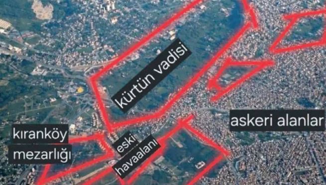 AKP’li belediye, heyelan bölgesindeki 74 dönüm askeri alanı imara açtı!
