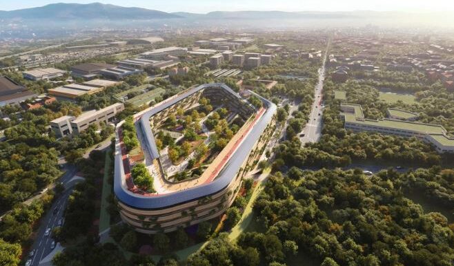 Zaha Hadid Architects, İtalya’daki hastaneyi çok katlı bahçelerin etrafına tasarlayacak.