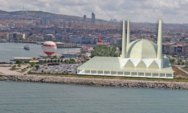Kadıköy’de cami projesi için İSPARK kapatıldı