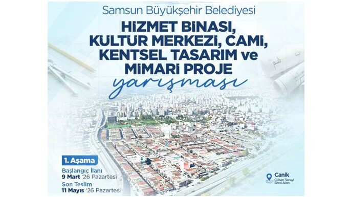 Samsun Büyükşehir Belediyesi Hizmet Binası, Kültür Merkezi ve Cami Kentsel Tasarım ve Mimari Proje Yarışması