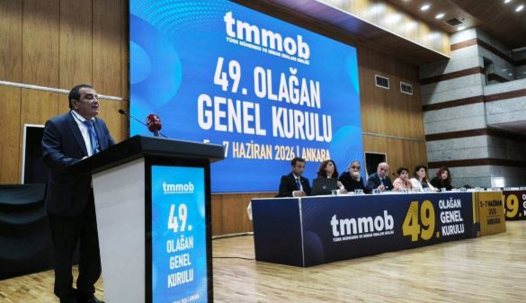 Emin Koramaz TMMOB 49. Olağan Kurulu'nda konuştu