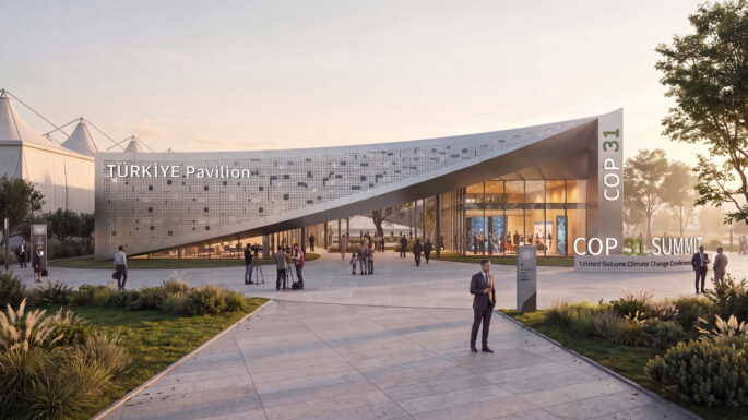 COP31, SP Architects’in eski fuar alanını yeniden düzenlemesiyle Türkiye’nin Antalya şehrinde gerçekleşecek.