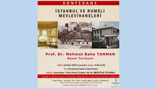 “İstanbul ve Rumeli Mevlevihaneleri” Prof. Dr. Mehmet Baha Tanman sunumu...