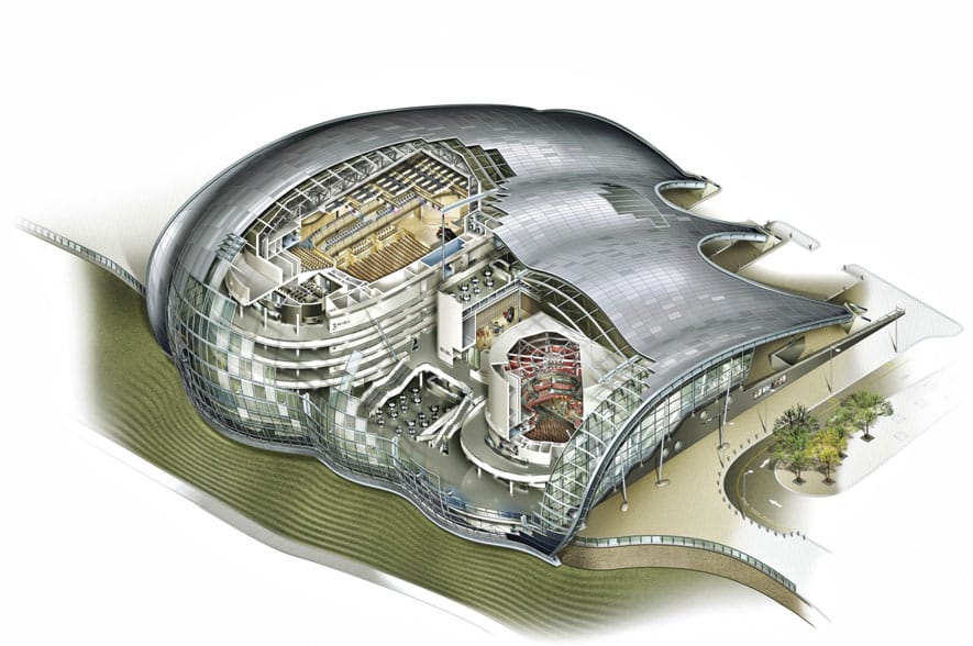 The Sage Gateway Müzik ve Gösteri Sanatları Merkezi: Norman Foster & Partners
