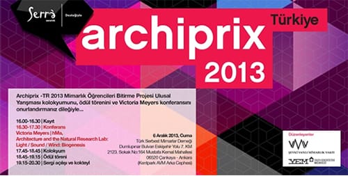 Archiprix-Tr 2013 Mimarlik Öğrencileri Bitirme Projeleri Ulusal Yarişmasi (6.12.2013 )