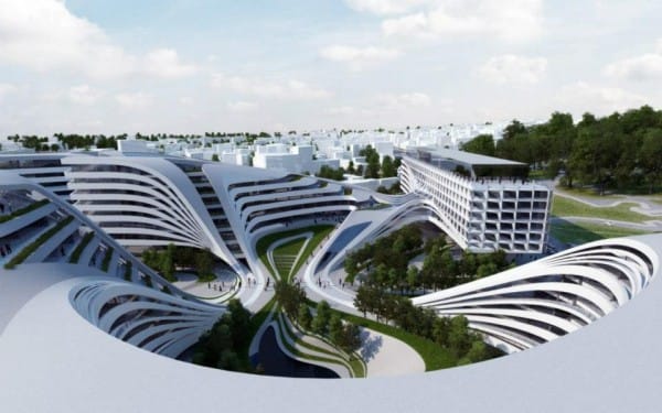 Belgrad Meydan Kalesi yanında Beko Masterplanı Zaha Hadid