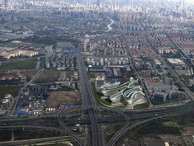 Zaha Hadid Mimarlar Hongqiao İş Merkezi