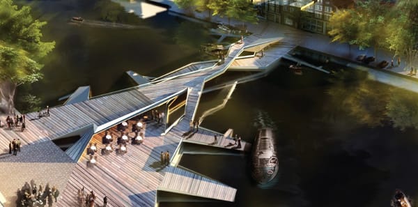 Amstel nehri üzerinde…Amsterdam’da…