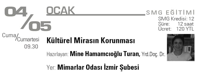 Kültürel Mirasın Korunması (4-5 Ocak 2008)