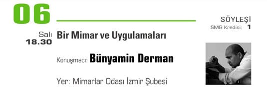Bir mimar ve uygulamaları (Bünyamin Derman)