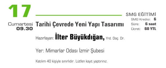 Tarihi Çevrede yeni yapı tasarımı