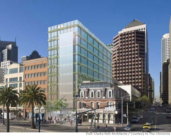 Embarcadero için modern ve yeşil bir bina