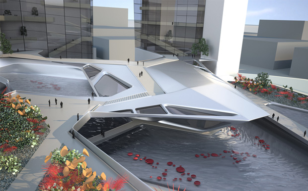 Serinleme yeri olarak melez bir plaza