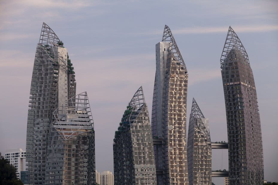 Singapurda, 180000 m2 ve her konut farklı