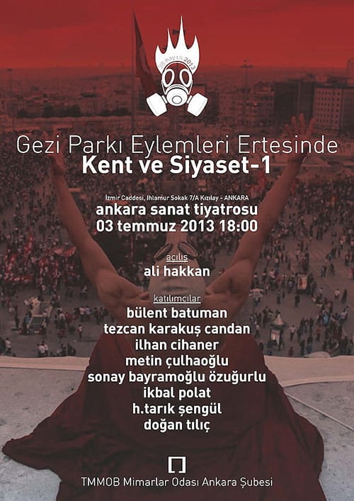Gezi Parkı Eylemleri Ertesinde Kent ve Siyaset-1 (03 Temmuz 2013)
