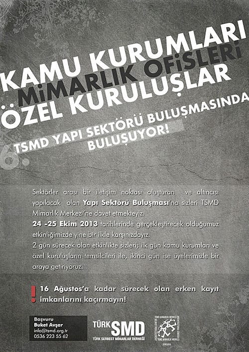 6. Yapı Sektörü Buluşması (24-25 Temmuz 2013)