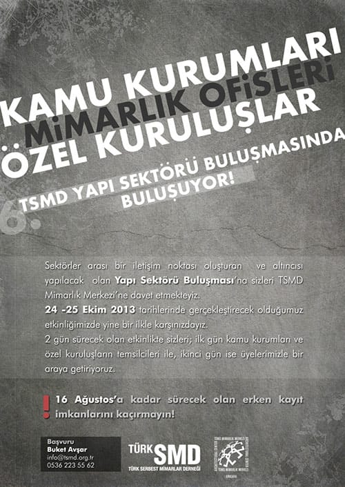 6. Yapı sektörü buluşması (24-25 Ekim 2013)