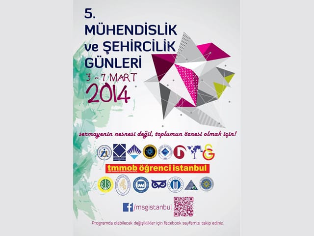 5.Mühendislik ve Şehircilik Günleri ( 3-7 Mart 2014)
