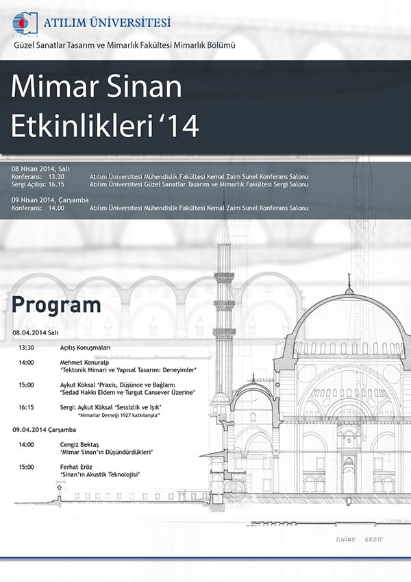 Mimar Sinan Haftasi Etkinlikleri (8-9 Nisan 2014 )