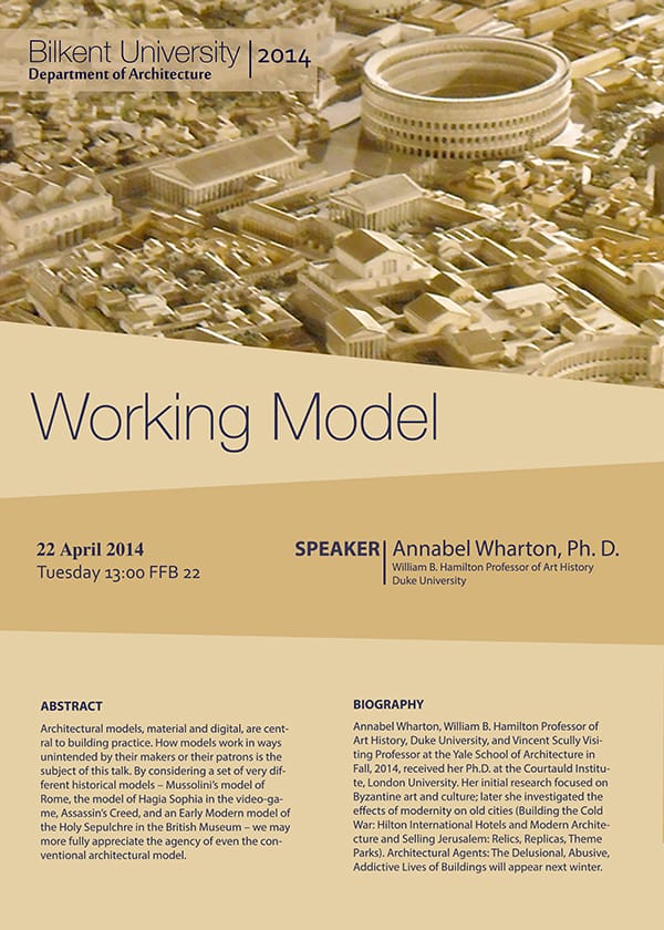 “Working Model” ( 22 Nisan 2014)