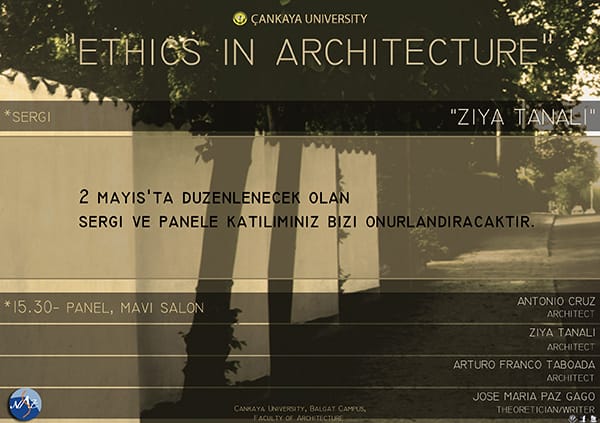 Panel, Çankaya Üniversitesi Mimarlık Fakültesi (2 Mayıs 2014 )