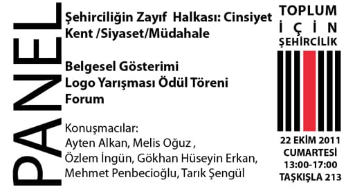 Toplum İçin Şehircilik ( 22 Ekim 2011)