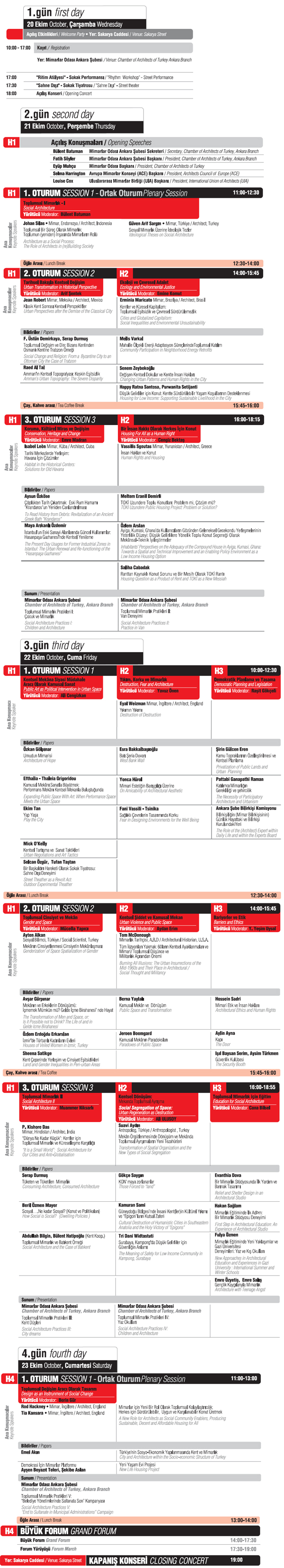 Mimarlığın Sosyal Forumu’na Çağrı (21-23 Ekim 2010)